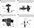 ARKON Mounts Drill-Base Mega Grip Phone Mount | Universal Fit | 360° Adjustable Angle | Compatible with iPhone, Galaxy