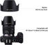 Tulip Flower Len Hood for RF 35mm F1.8 Macro is STM on EOS R6 R5 RP R Camera, Reversible Lens Shade, Compatible with 52mm Filters and 52mm Lens Cap