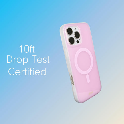 Sonix 16 10ft Case for iPhone Pro | Compatible with MagSafe | Drop Tested | Jelly Pink