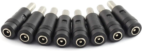 ZYAMY 10pcs DC Power Adapter, 5.5x2.1mm Female Jack to 5.5x2.5mm Male Plug Electrical Socket Converter