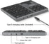 MOFII Bluetooth Number Pad for Laptop - Gray Wireless Numeric Keypad, 35 Keys USB-C Rechargeable Numpad