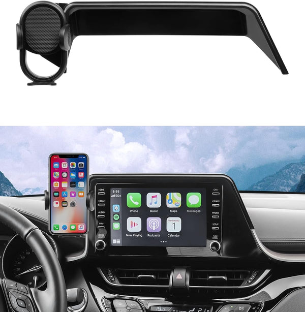 Custom Fit Car Phone Holder for 2019-2022 Toyota C-HR CHR, 8" Screen Mount with 360 Degree Rotation