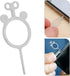 400pcs Set Sim Card Tray Removal Tool and Pin Ejector for Mobile Phones and Tablets Metal Card Extractor Needles