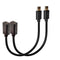 USB C to Micro USB Cable, 90 Degree USB Type C Male to Micro USB Female Adapter Charging Cable, 2PCS (V8F-CMST, 25CM)