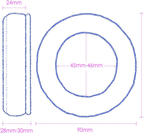 Thick Soft Protein Leather Ear Pads & Headband Cushion Replacement Kits for Pioneer HDJ-X5 X5BT X7 X7BT X10 DJ Headset
