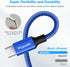 etguuds 2-Pack 2ft USB C Cable, 3A Fast Charge, Braided Charger for Samsung Galaxy S22 S21 S20 Note 20, Moto G7 G8 G9.