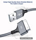 AkoaDa Apple Certified 30 Pin USB Charging Cable 10ft 2 Pack, USB Sync Charging Cord Cables Compatible iPhone 4 4s, iPhone 3G 3GS, iPad 1 2 3 iPod Touch 4 3 2 1, iPod Classic 3 2 1, Grey by AkoaDa