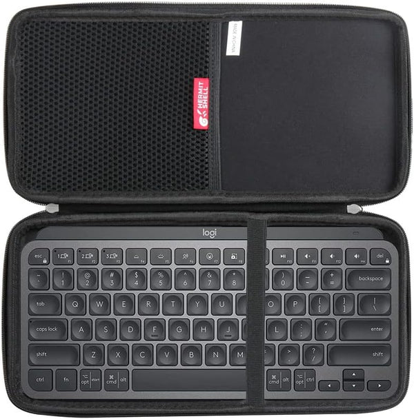 Hermitshell Hard Travel Case for Logitech MX Keys Mini Minimalist Wireless Keyboard (Black)