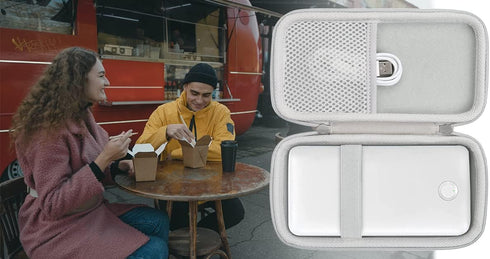 khanka Hard Travel Case for Anker 347 Power Bank (PowerCore 40K), 40,000mAh Battery Pack, Case Only, White