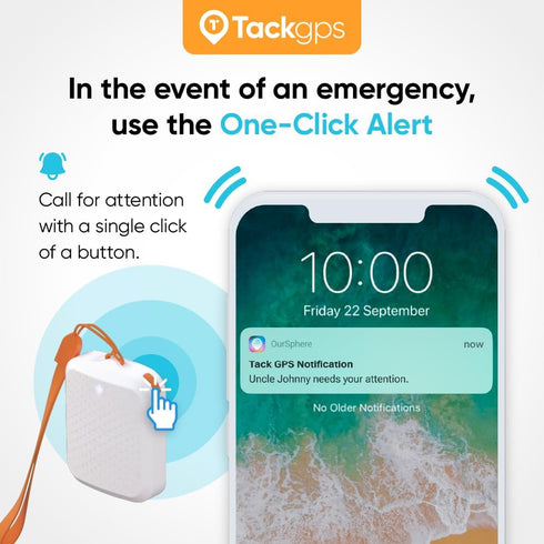 Tack GPS Tracking Device, 30 Days Battery Life, FCC Certified for Kids, Pets, Elderly, and Vehicles