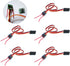 HERAON 5PCS Brushed ESC Double Way Electronic Speed Control ESC for Remote Control Boat Ship Accessories Brushed Motor