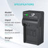 LP NB-4L NB-4LH NB-5L Battery Charger for Canon PowerShot ELPH 100 HS, SD1000, SD1100 is, SD1400 is, SD600, SD750