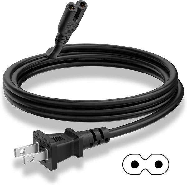Meliya AC Power Cord 5FT for Sony PS5/PS4/PS3 Slim, Xbox Series S/X, Xbox