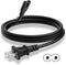 Meliya AC Power Cord 5FT for Sony PS5/PS4/PS3 Slim, Xbox Series S/X, Xbox