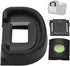 Zyyini EC-II Camera Eyecup, Eyepiece Viewfinder Protector Replacement with Hot Shoe Level and Cover