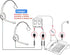 Telephone Training Adapter Y Splitter for RJ9 Headset, Compatible with Cisco, Yealink, Avaya, and More
