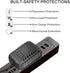 HZPOWEN 12V AC Replacement Adapter for Zyllion Back Neck Massage Pillow, Fit for shiatsu Neck Shoulder Massager Power