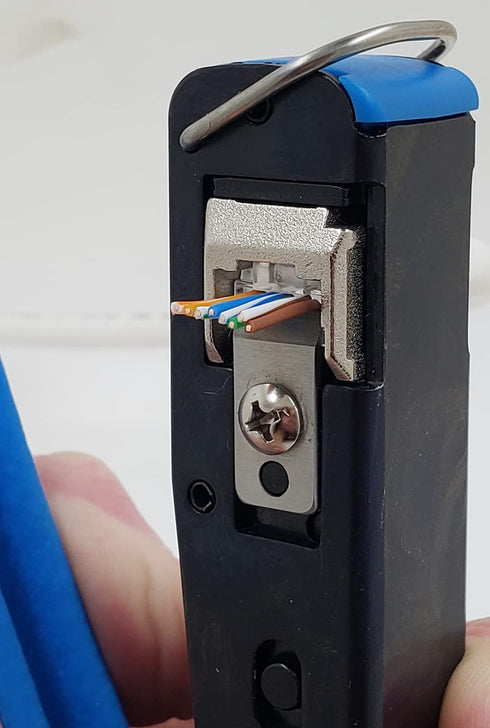 IDEAL Electrical 85-385 Unshielded Feed-Thru Modular Plug, Cable Connector for CAT6A/6 Unshielded Cables