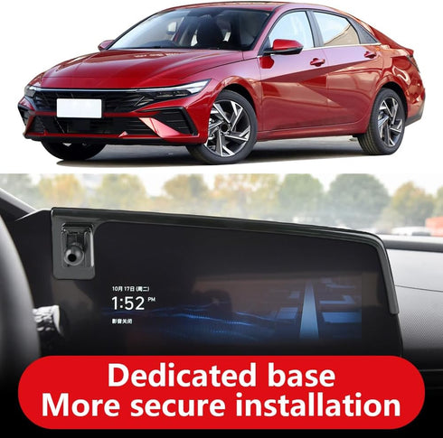 LUNQIN 2021 2022 2023 2024 2025 2026 Car Phone Holder for Hyundai Elantra Sedan Hybrid Auto Accessories Navigation
