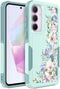 Cute Flowers Design Case for Samsung Galaxy A35/A55 5G, Slim Soft TPU Bumper Shockproof Silicone Cover