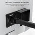 HumanCentric Mounting Bracket for Intel NUC, VESA Monitor Arm Extension Plate for NUC Mini PC Computer