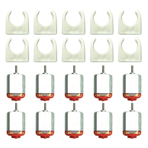 10pcs Micro 130 DC Motor - Strong Magnetic Brushed Electric DC Motors for DIY Remote Control Toy Cars