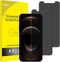 JETech 2-Pack Privacy Screen Protector for iPhone 12 Pro Max 6.7-Inch, Anti-Spy Tempered Glass Film