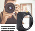 Acouto 49mm DV Lens Hood, Lens Shade for Digital Video Camera Lens Filter