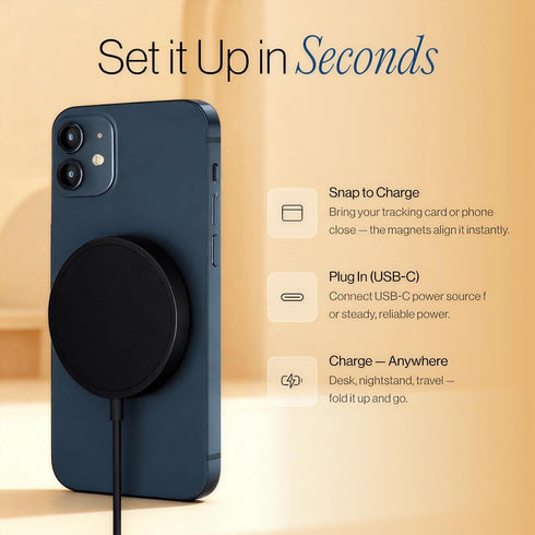 Spotminders. 15W SPOTMINDERS Wireless Charger for iPhone, AirPods, Tracking Card Flat Fast Charging Pad QI Compatible