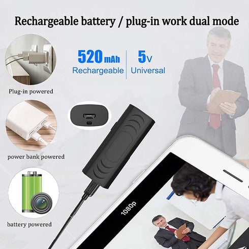 Hidden Security Cameras HUOMU Mini Spy Cam, 1080P HD Wireless WiFi Indoor Outdoor Surveillance