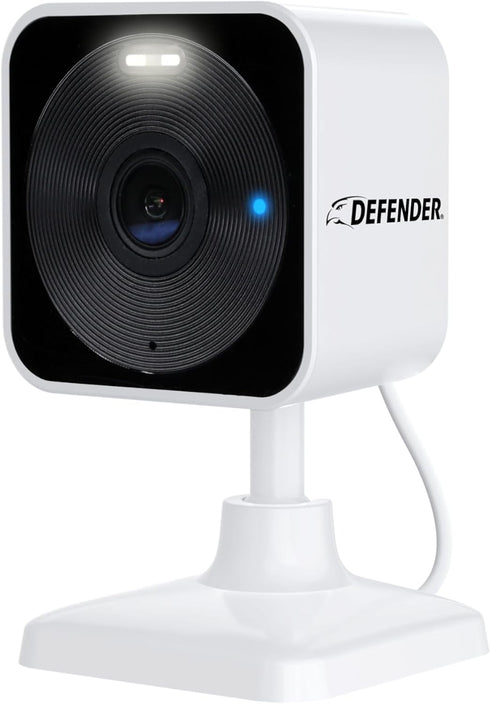 Defender GO 2K AI Powered WiFi Indoor/Outdoor Home, Business, Pet, Baby Security Camera,