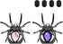 Aircawin 2pcs Spider Cell Phone Finger Holder Stand,Cute Cool Phone Ring Holder Stand