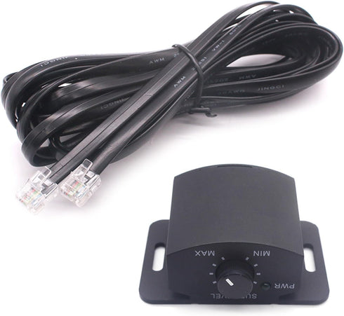 lweiyupeixx 6Pin Amplifiers Tuner Car Volume Controller Amplifier Replacement Bass Knob Control Remote Subwoofer Remote