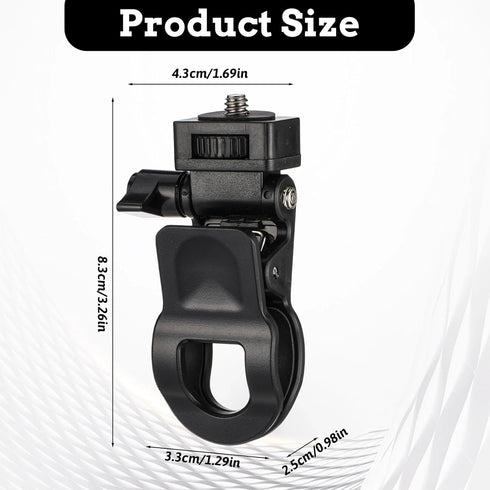 Xelsluthe Monitor Camera Mount Clamp Clip, Ring Light Clip Adapter Replacement Screen LCD Display Top Fill