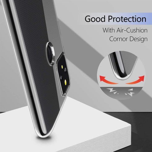 SNOSHO Clear Case for Google Pixel 5, Slim Thin Silicone TPU Protective Cover, Lightweight Anti-Scratch