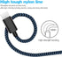 Fast Charging 3A USB-C to USB-A Cable 5Pack (3/3/6/6/10FT) for Samsung Galaxy S10 S9 S8 Plus, Note 10 9 8, LG V50 V40
