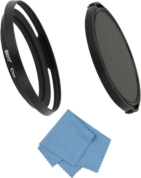 SIOTI 67mm Lens Hood, Matte Treatment Inside, Aluminum Material, Compatible with All Camera Lens S/C/N/F/O/P etc.(67mm)