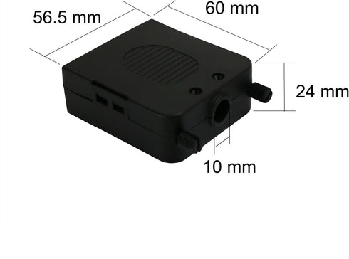 DB25 Db25 TwinkleBay Connector to Wiring Terminal Breakout Board Solder-Free (Male Adapter with Case)