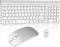 Wireless Keyboard and Mouse, Full Size USB Portable Plug and Play, Low Profile Quiet Compact for Mac PC Laptop Tablet