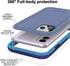 iPhone 11 Waterproof Case - 6.1" Shockproof Full-Body Dustproof Rugged Case, Navy Blue