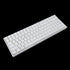 YMDK 120 Keys ABS ANSI ISO 1.5mm Blank Milk Fog OEM Profile Shine Through Keycap for MX Mechanical Keyboard RGB GK61 96