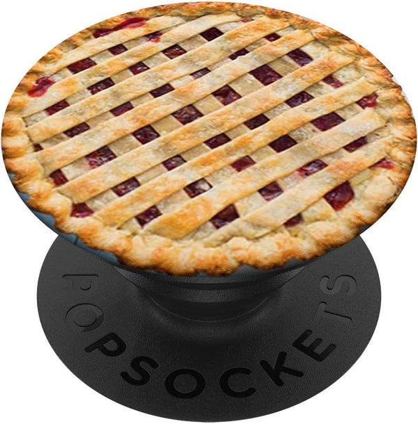 Tasty Cherry Pie Design PopSockets PopGrip - Swappable Grip for Phones & Tablets