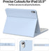 KENKE Keyboard Case for iPad 10th Generation, Bluetooth Wireless Detachable Folio with Pencil Holder, 10.9 Inch 2022