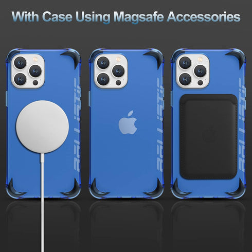 BALLISTIC Protective Case for iPhone 13 Pro (ONLY) - Shockproof with Camera Lens Protector, 6.1 inch 2021, Blue