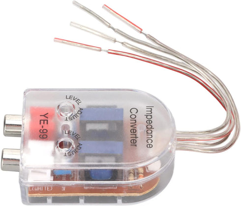 Car Speaker High to Low Converter, Plug and Play Wire Output for CD VCD DVD Player Audio Adapter