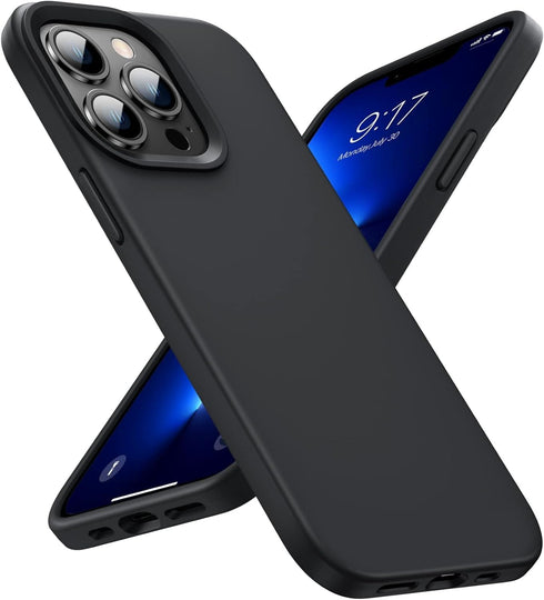 OuXul Designed for iPhone 13 Pro Case,Shockproof Liquid Silicone Protective Phone Case with