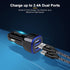 Fast Charger USB Wall Plug & Car Adapter for Samsung Galaxy S24 S23 S22+ S22 Ultra, with 3FT & 6FT Type C Cable.