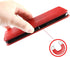 ZTE ZMax 10 Wallet Case, PU Leather Flip Book Style Folio Cover with Kickstand and Card Holder, Red
