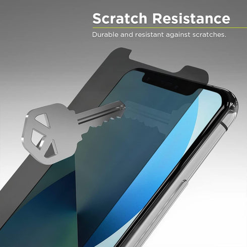 PureGear 2-Way Privacy Tempered Glass Screen Protector for iPhone 13 Mini (2021) 5.4", Self Alignment Installation