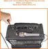 Mobi Lock 3.5mm Plug to 6.35mm Socket Adapter (Pack of 2), Connects 3.5mm Devices to 6.35mm Amplifiers & Speakers